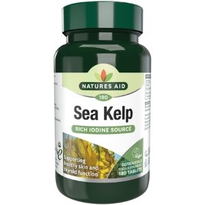 NATURES AID Vegan Sea Kelp Tablets 187mg - 180