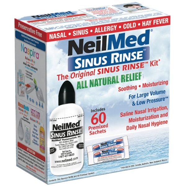 NEILMED Adult Nasal Irrigation Sinus Rinse Complete Kit - 1