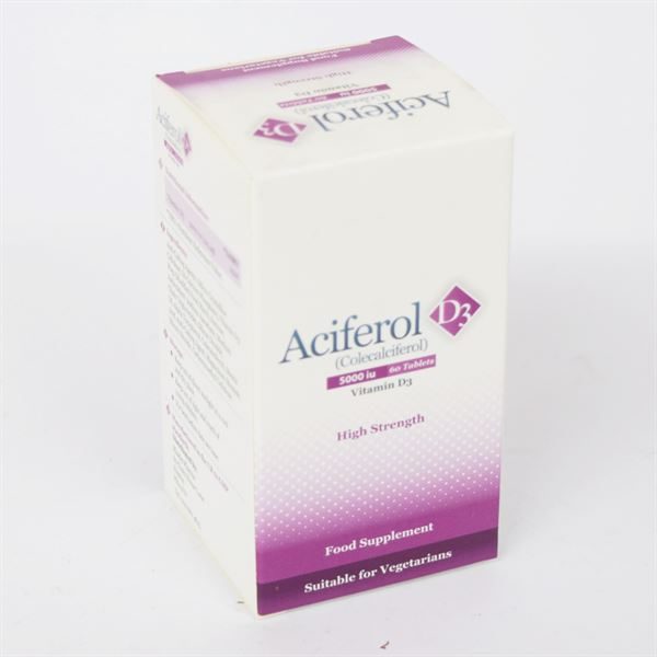 ACIFEROL D3 Supplements Tabs 5000iu - 60pk 3722162