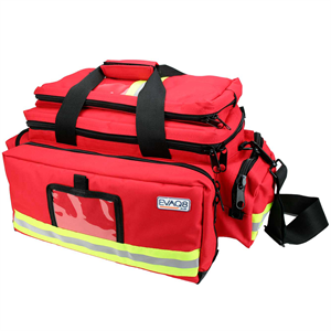 Red Medical Bag Medium 55x35x25cm Unkitted - 1