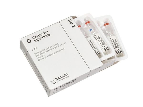 WATER FOR INJECTION 2ML AMPOULES 10 - 2954011000001100