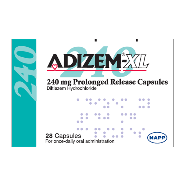 ADIZEM XL CAPS 240MG 28 - 2406387 edit