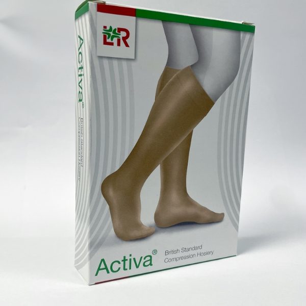 ACTIVA Class I Below Knee Open Toe Sand XXL - 1