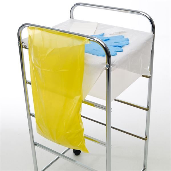 AHP2447 YELLOW CLINICAL WASTE BAGS MEDIUM ROLL OF 200  PM2966 - edit