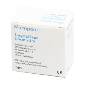 3M MICROPORE Surgical Tape 2.5cm x 5m - 1