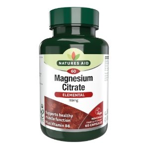 NATURES AID Vegan Magnesium Citrate Capsules - 60