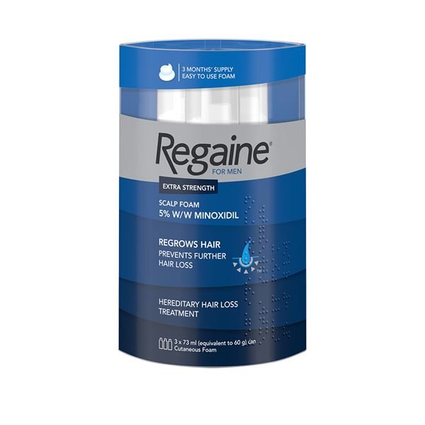 3990447 REGAINE Topical Scalp Foam 5% Extra Strength For Men – 3