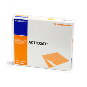 Acticoat dressing 5cm x 5cm Pack of 5 3013224