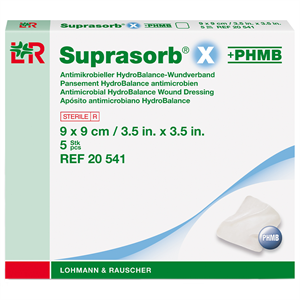 SUPRASORB X + PHMB Bio-Cellulose Dressing Square 5 x 5cm - 5