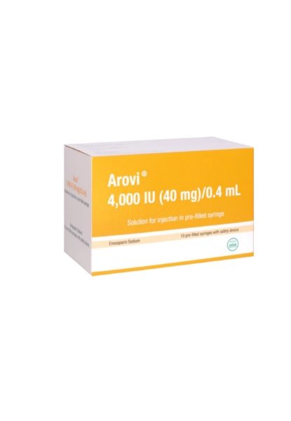 AROVI PreFilled Syringe With Safety Device 40mg/0.4ml - 10
