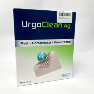 URGOCLEAN AG Antimicrobial Absorbent Dressing 6x6cm - 10