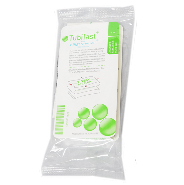 Tubifast Elastic Stockinette Medium 1m Green 0050039