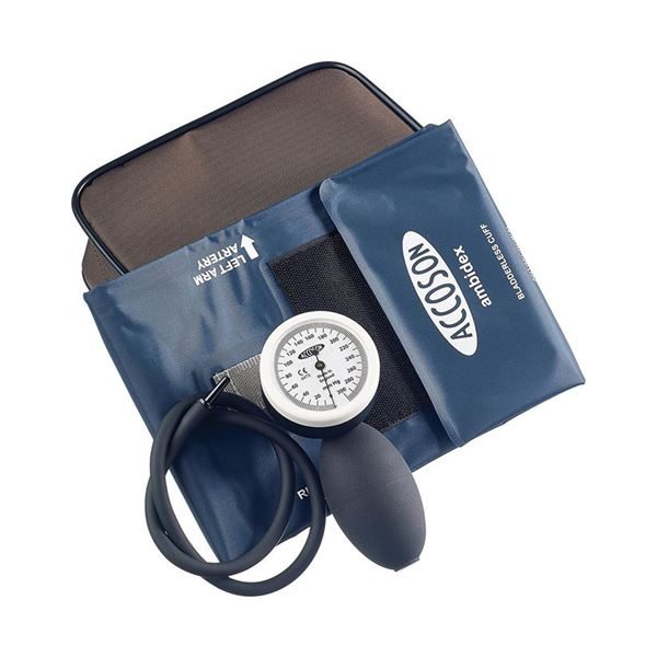 W42116 ACCOSON LIMPET ANEROID SPHYGMOMANOMETER WITH 4 CUFF SIZES AHP3076 edit