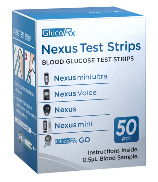 GlucoRx Nexus Test Strips 50 - 3552726