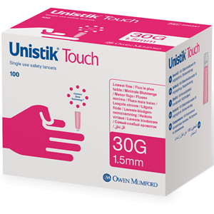 UNISTIK TOUCH Lancets 1.5mm/30g -100