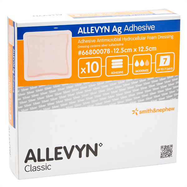 3331154---ALLEVYN-AG-Adhesive-Dressing-12.5cm-x-12