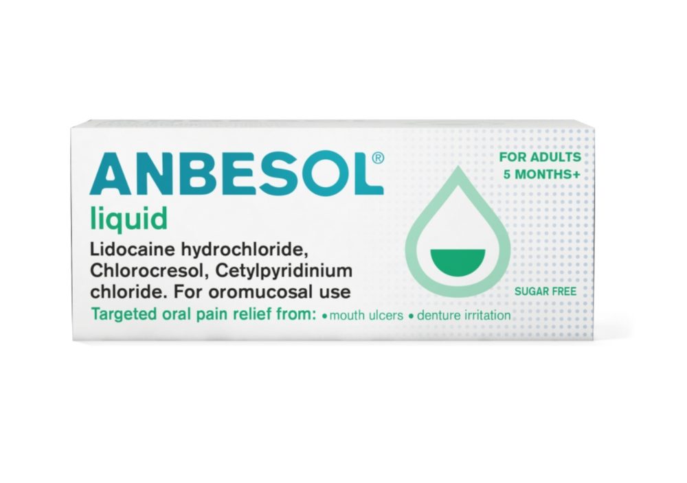 ANBESOL Oral Liquid 0.02%/0.10% W/w/0.9% W/w 10ml -1 - Ashtons