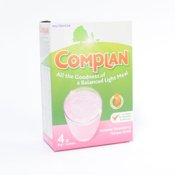 527663 COMPLAN SACH 4X55G STRAWBERRY