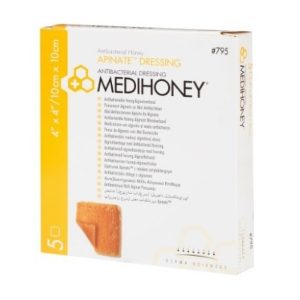 MEDIHONEY Antibacterial Honey Apinate 10x10cm - 5