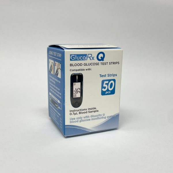 GLUCORX Q Blood Glucose Testing Strips - 50