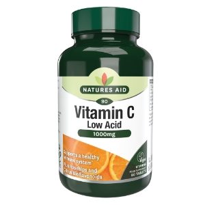 NATURES AID Vegan Vitamin C 1000mg Tablets - 90