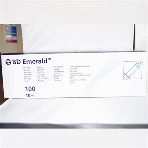 AHP5627-BD Emerald Luer Slip Hypodermic Syringe 10ml-100pk
