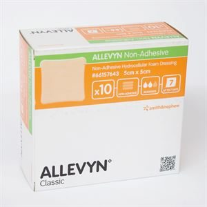 ALLEVYN NON-ADHESIVE Wound Dressing 5x5cm - 10pk 2070787