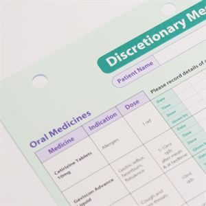 Discretionary Medicines Form DMED2