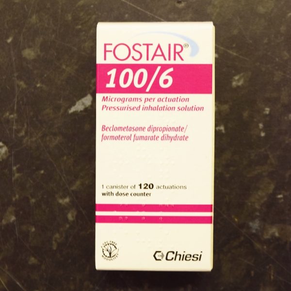 FOSTAIR INHALER 100MCG 6MCG 3262524