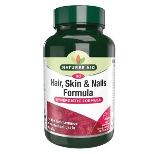 NATURES AID Vegan Hair,Skin & Nails Tablets - 90