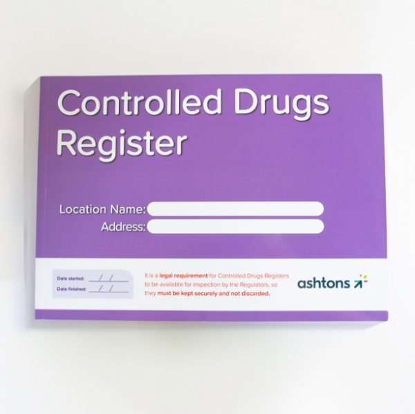 ASHTONS Controlled Drugs Register