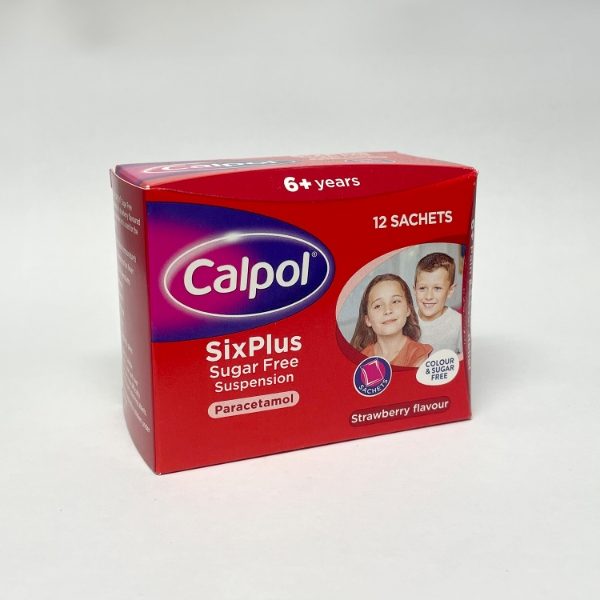 CALPOL SIX PLUS Sachets Sugar-Free 250mg/5ml 5ml - 12