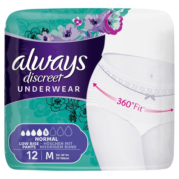 Always Discreet Pants Medium (Pack of 12) - 3872876