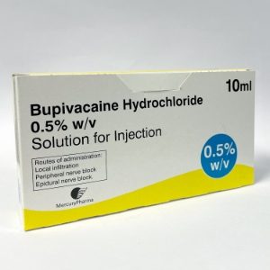 Bupivacaine Injection Sterile Unwrapped 0.50% 10ml - 20