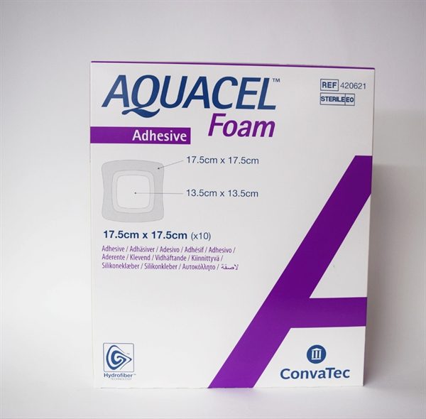 3702800-Aquacel Foam ADH 17.5cmX17