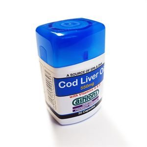 Ashtons Cod liver oil 550 Vitamin AHP3702