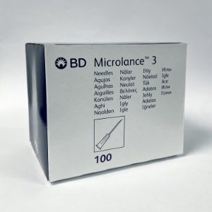 MICROLANCE Single Use Needles Regular 1.5"/21g Green - 100