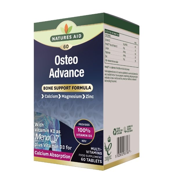 NATURES AID Vegan Osteo Advance Tablets - 60