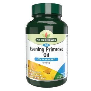 NATURES AID Vegan Evening Primrose Oil Capsules 1000mg - 90