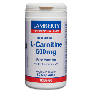 AHP7071---LAMBERTS-L-Carnitine-500mg-Capsules---60