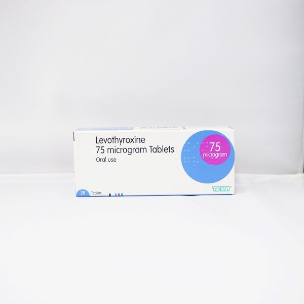 33616411000001109-Levothyroxine 75mcg Tabs-28pk