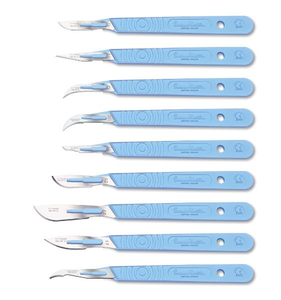 AHP5673  Swann Morton Sterile Scapel Blade No.15 - 100pk