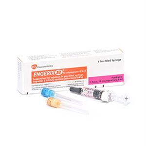 ENGERIX B Paediatric Pre-Filled Syringe 10mcg 0.5ml – Single - 2894590