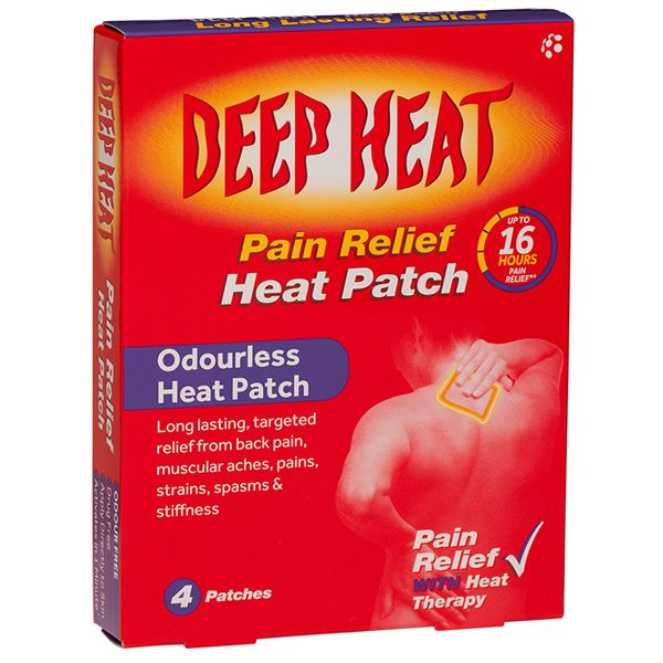 3194057 DEEP HEAT Pain Relief Heat Patches - 4pk 2 - edit