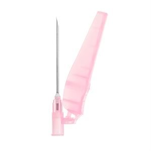 SOL-CARE SAFETY NEEDLES PINK 18G 1.5inch SN1815 P100 - AHP2612