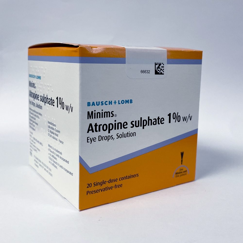 Minims Single Dose Eye Drops Atropine Sulfate Ashtons