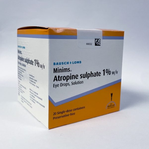 MINIMS Single Dose Eye Drops Atropine Sulfate 1% - 20