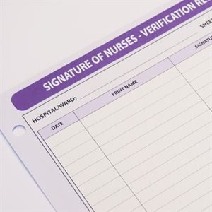 Signature of Nurses Verifcation Form DPA12