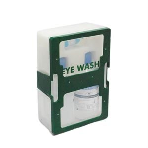 Eye wash wall station