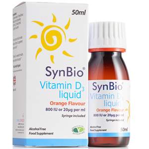 SYNBIO Vitamin D3 Liquid 800iu/ml 50ml - 1